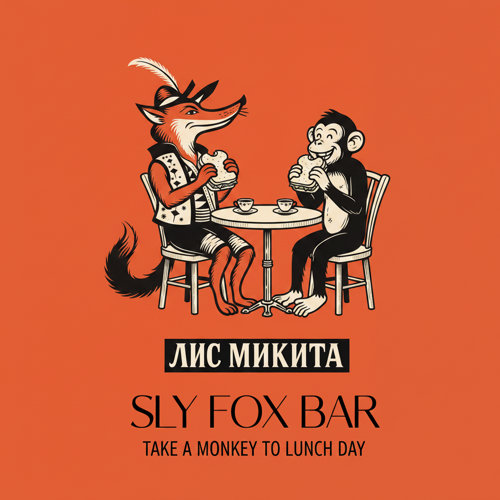 Take a Monkey to Lunch Day fox logo