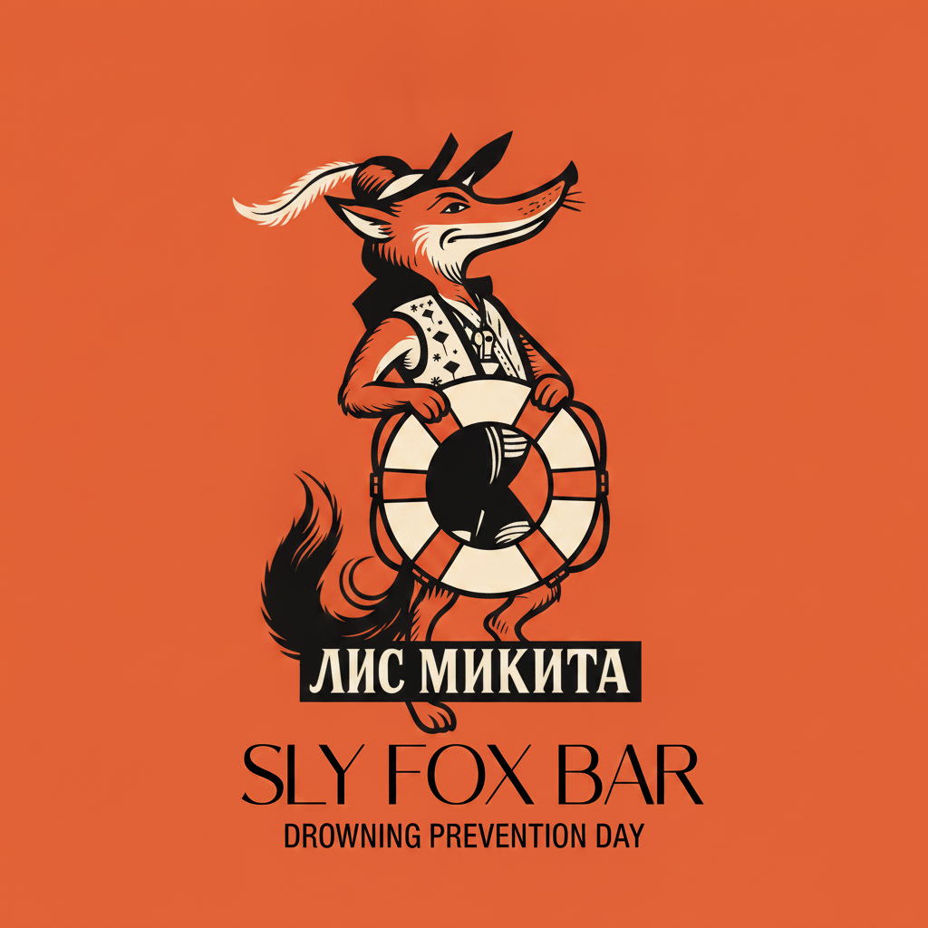 National Drowning Prevention Day fox logo