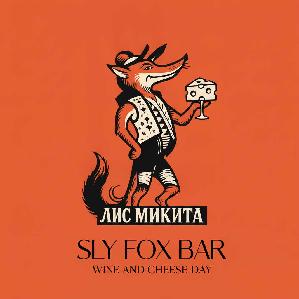 National Wine and Cheese Day fox logo