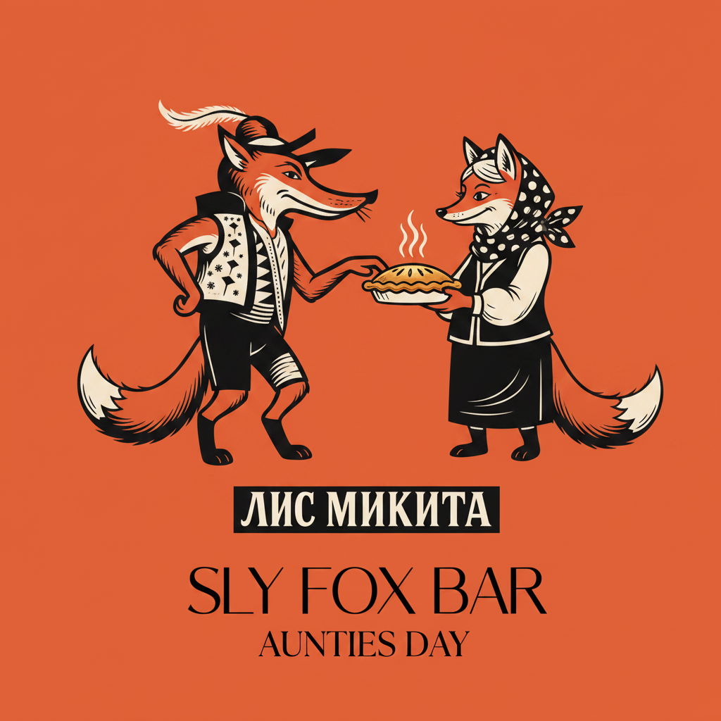Auntie's Day fox logo