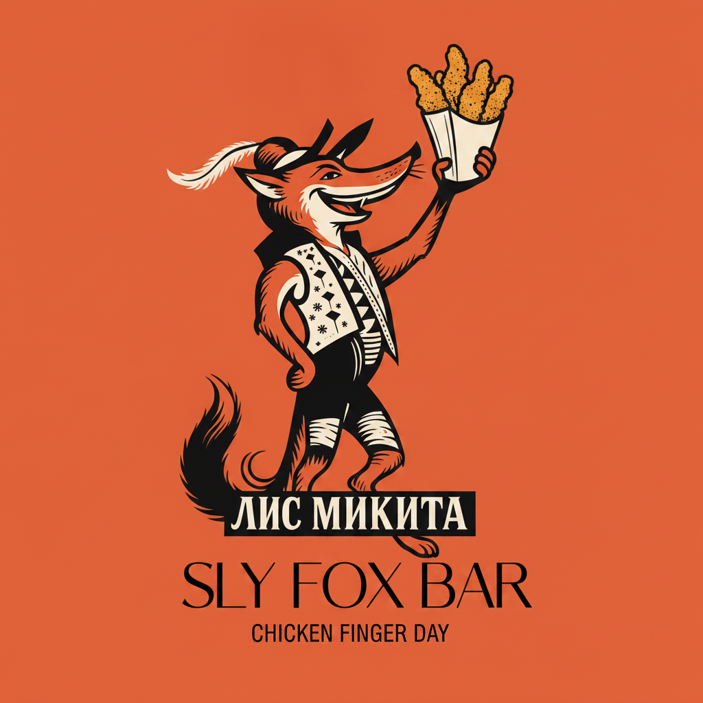 National Chicken Finger Day fox logo