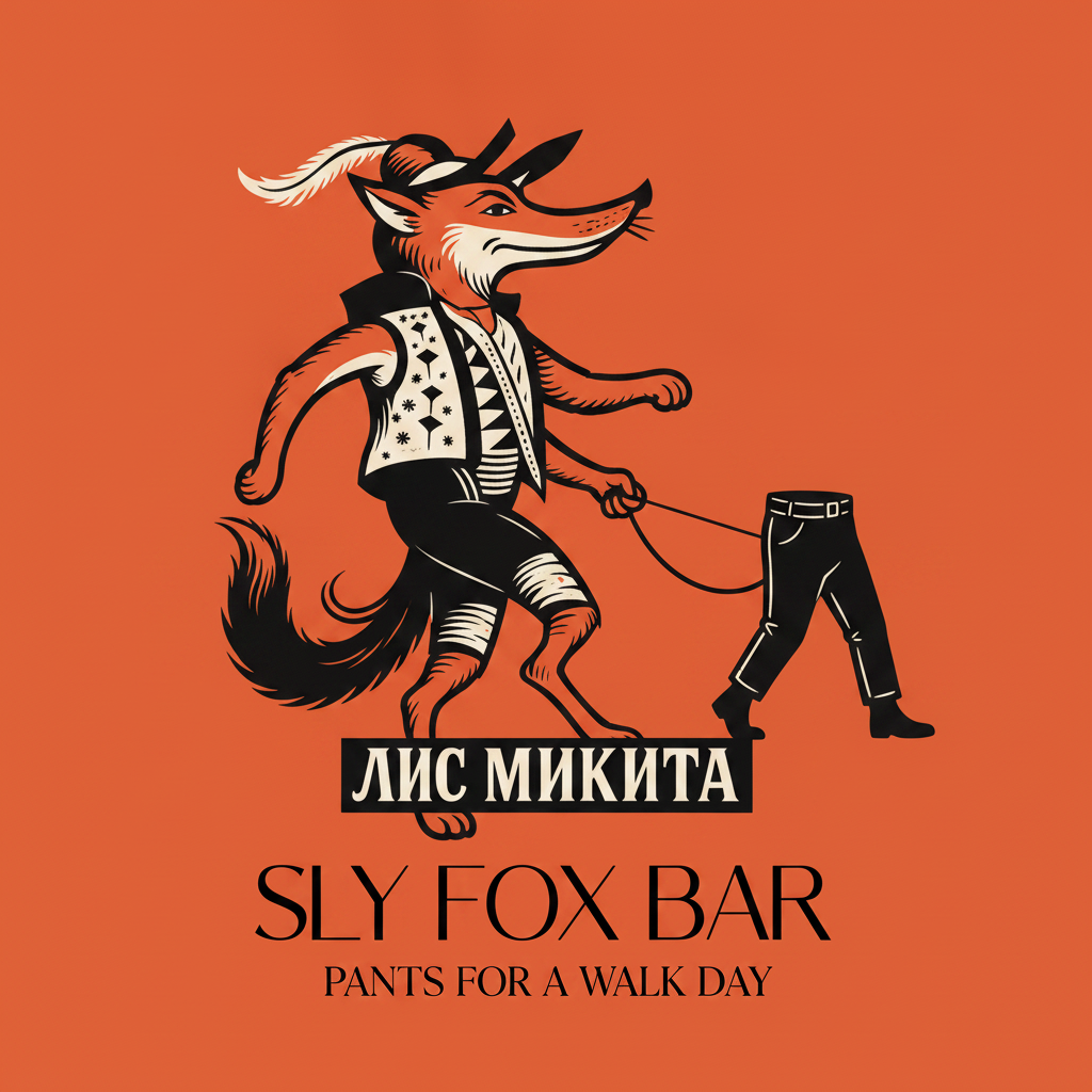 Take Your Pants For a Walk Day fox logo