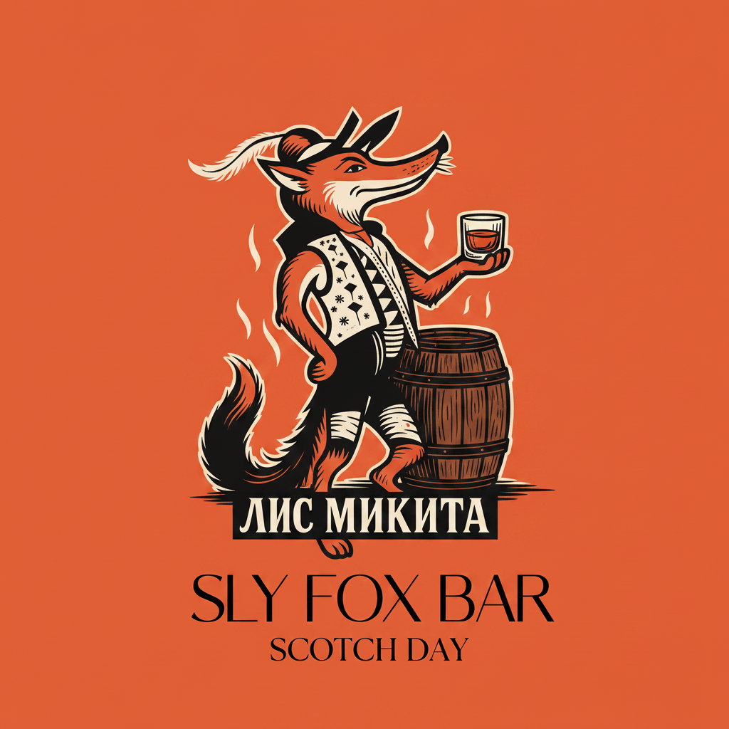 National Scotch Day fox logo