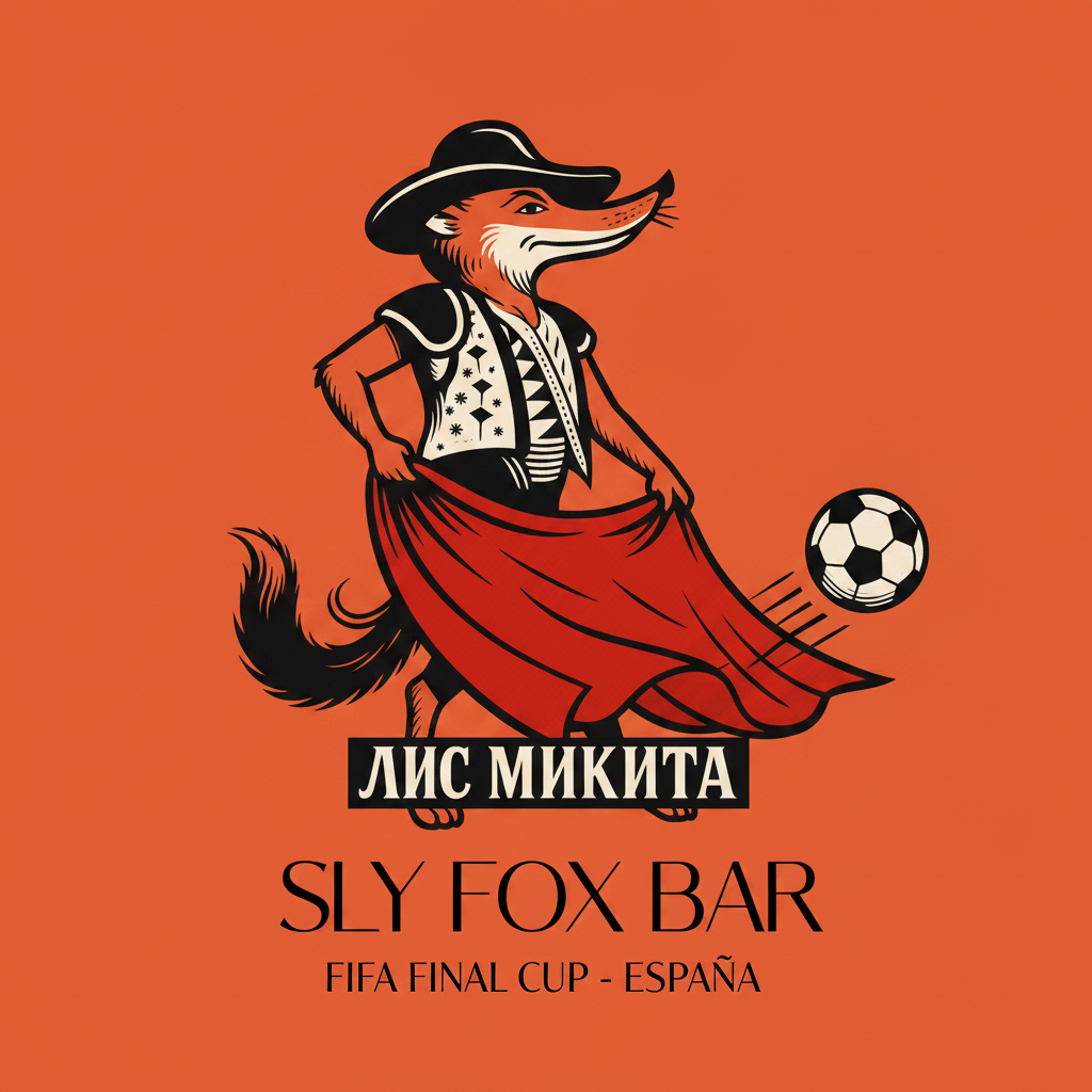 Fox as matador sweeping a red cape